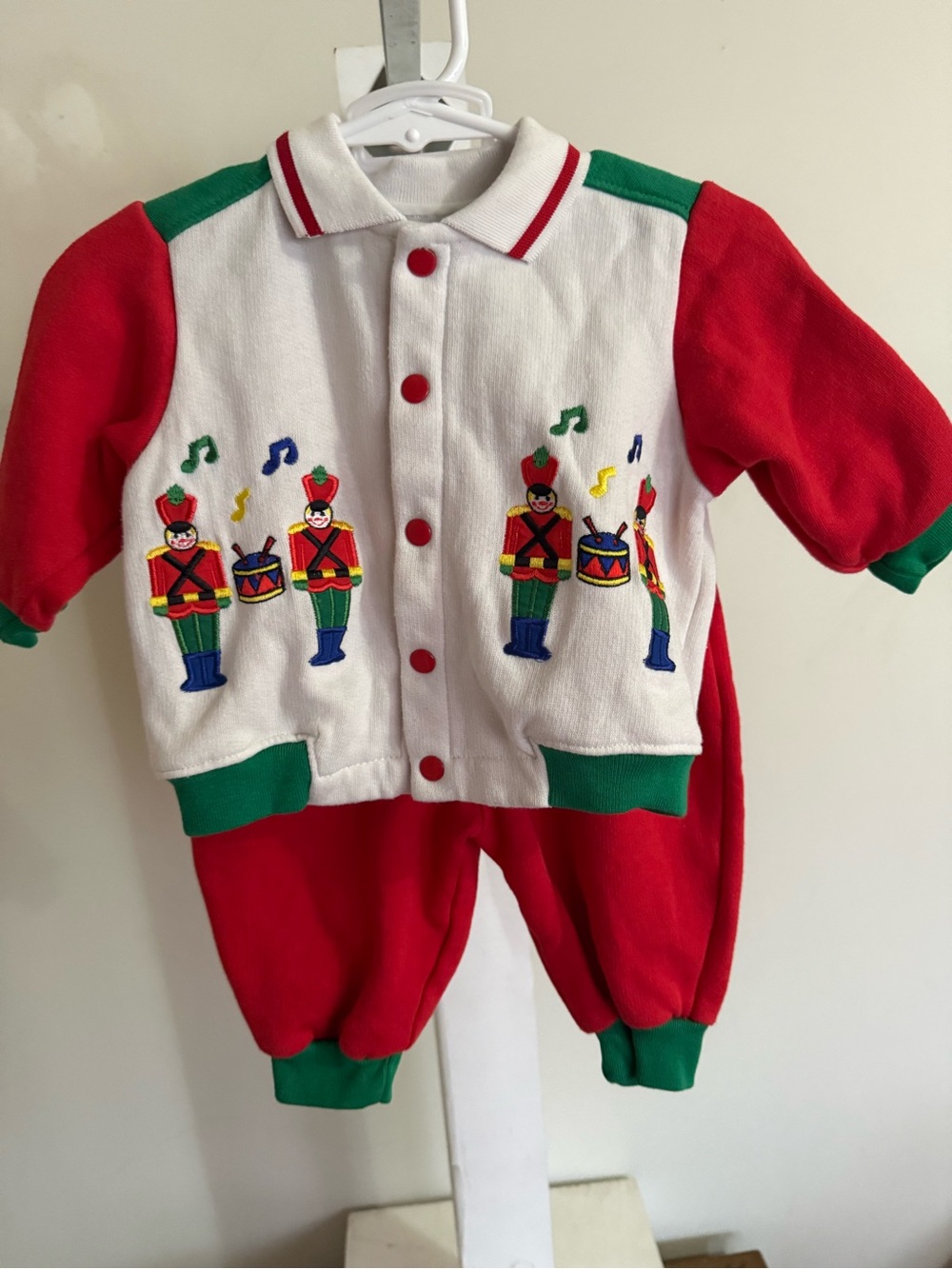 Vintage Toy Soldier & Drums Sweat Suit